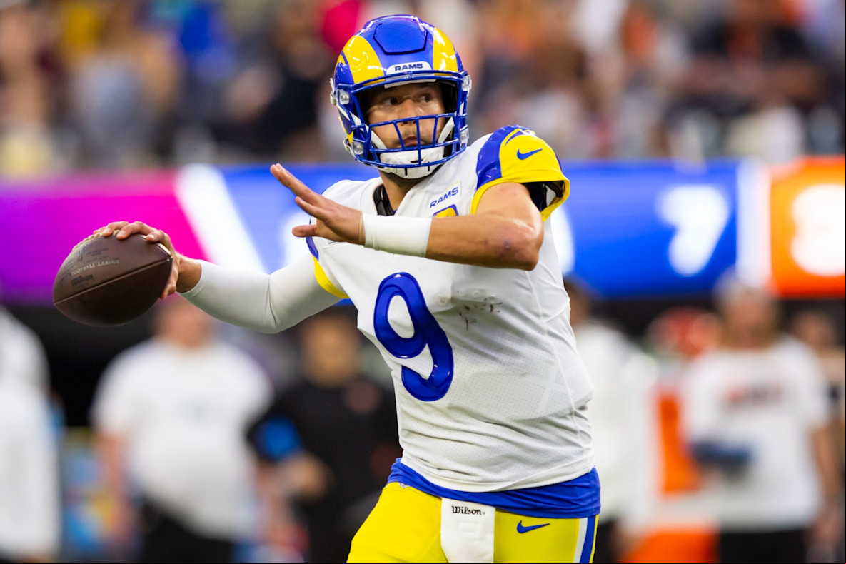 Football_NFL_Los Angeles Rams quarterback Matthew Stafford